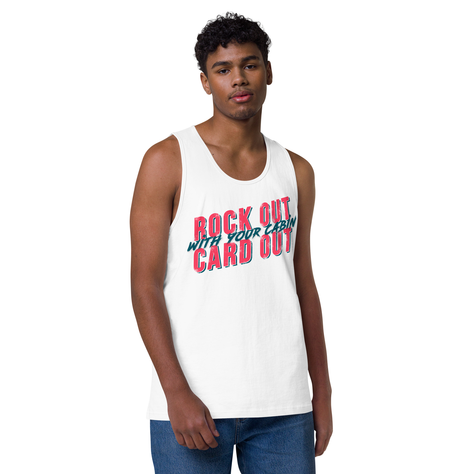 Rock Out Men’s Premium Tank Top - Image 2