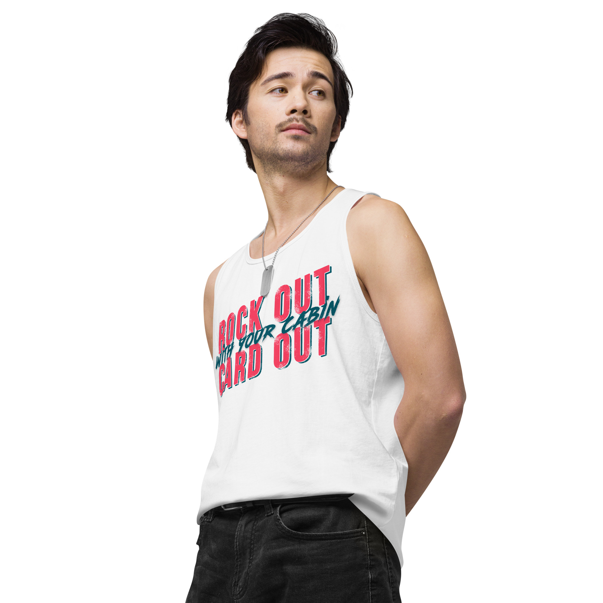 Rock Out Men’s Premium Tank Top - Image 5