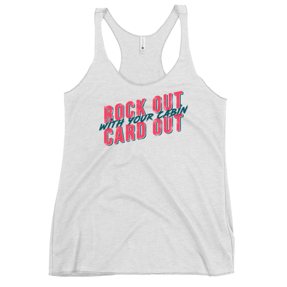 Rock Out Women's Racerback Tank - Image 2