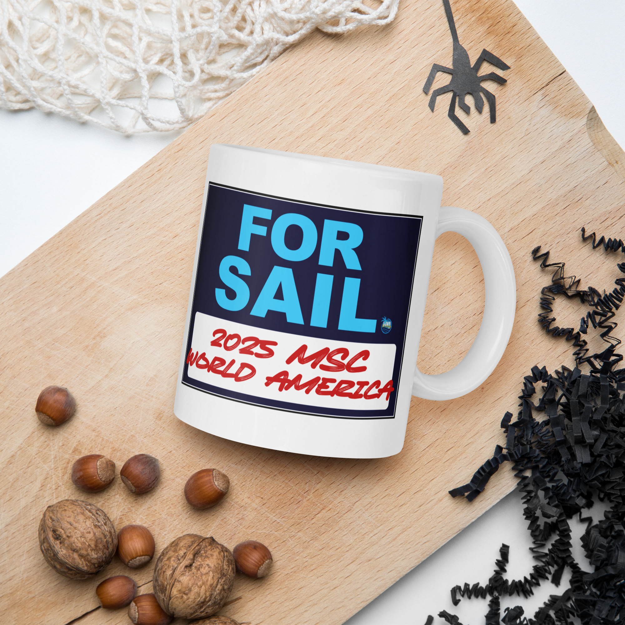 4 SAIL: WORLD AMERICA – White glossy mug - Image 2