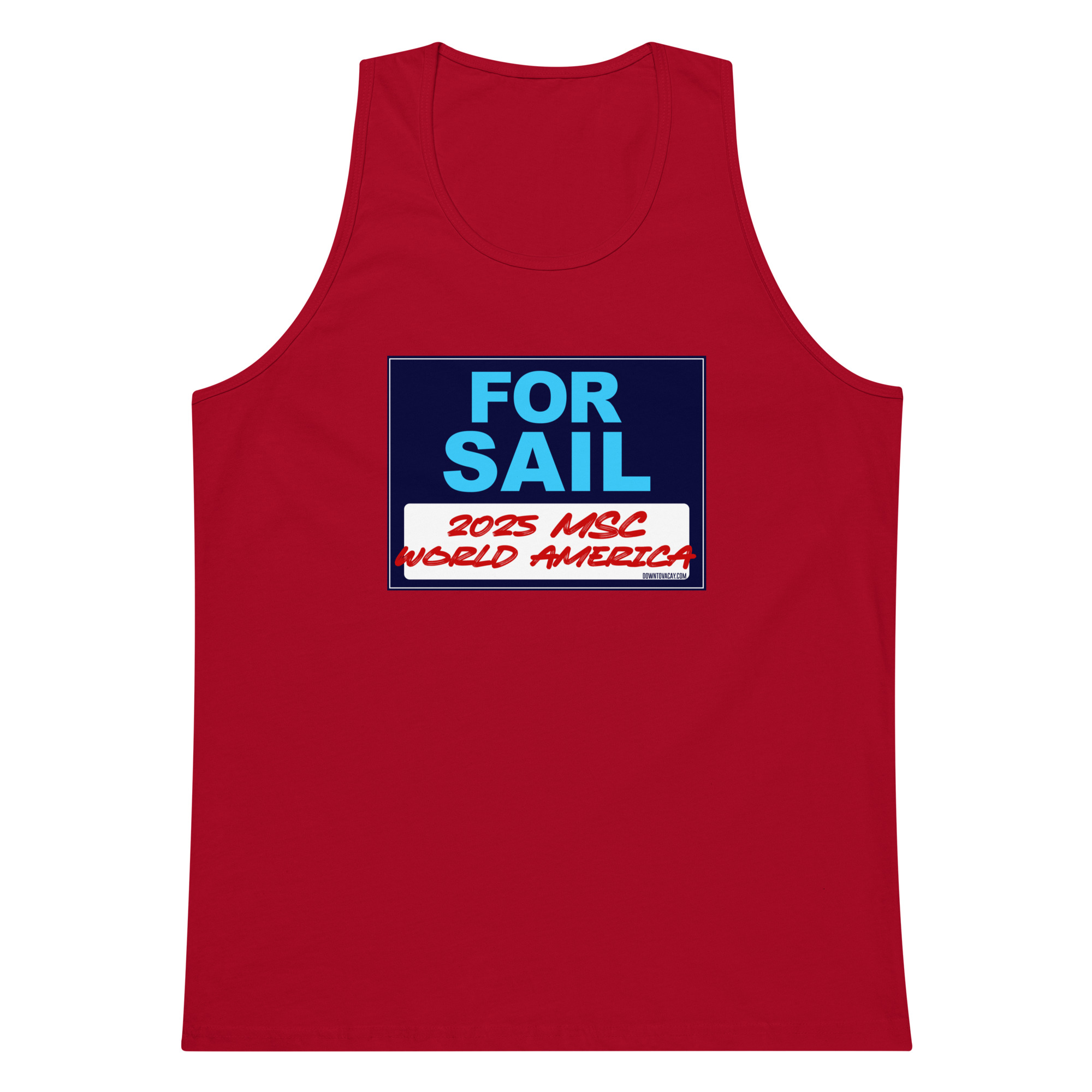 For Sail: World America 2025 Men’s premium tank top - Image 5