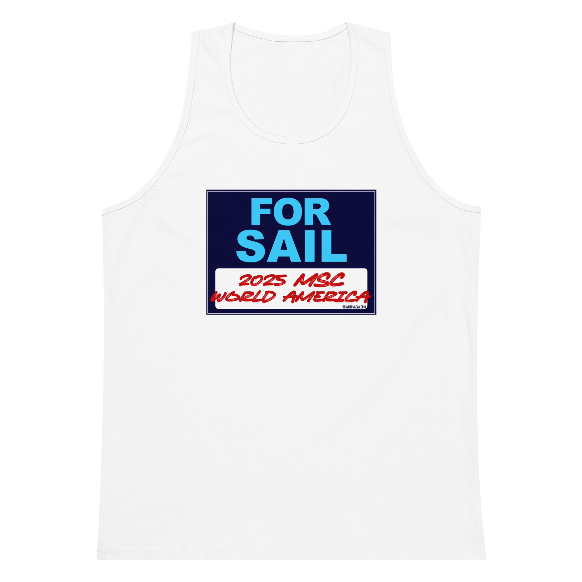 For Sail: World America 2025 Men’s premium tank top